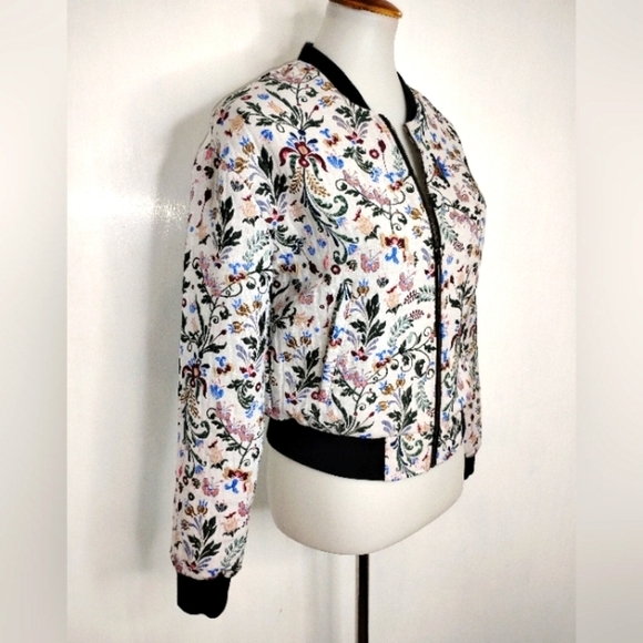 BROCADE BOMBER JACKET - Picture 1 of 10